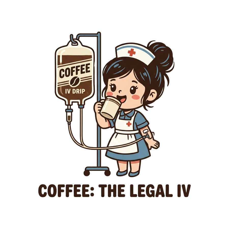 Funny Nurse T-Shirt — Nurse Plus Coffee