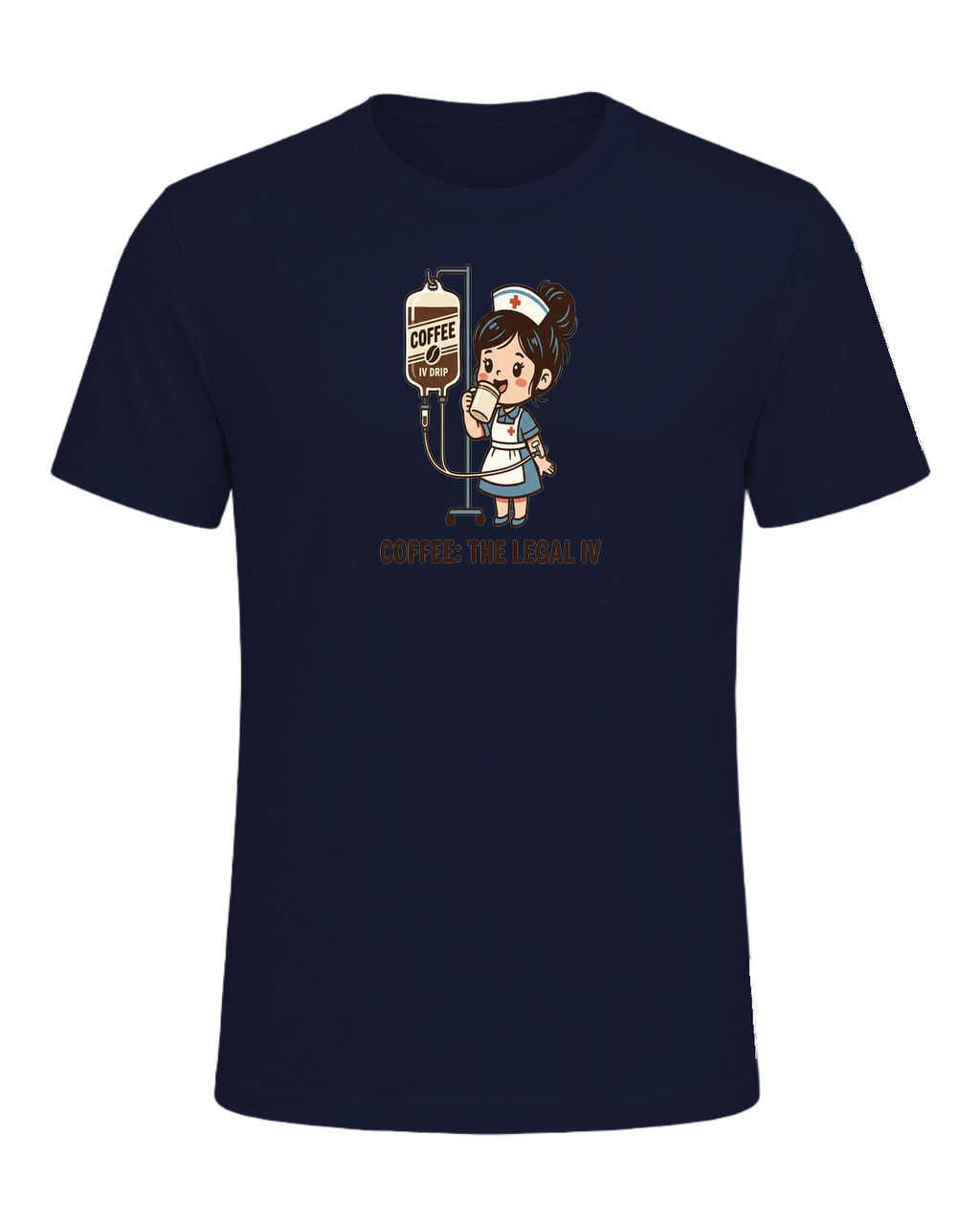 Nurse + Coffee — Navy