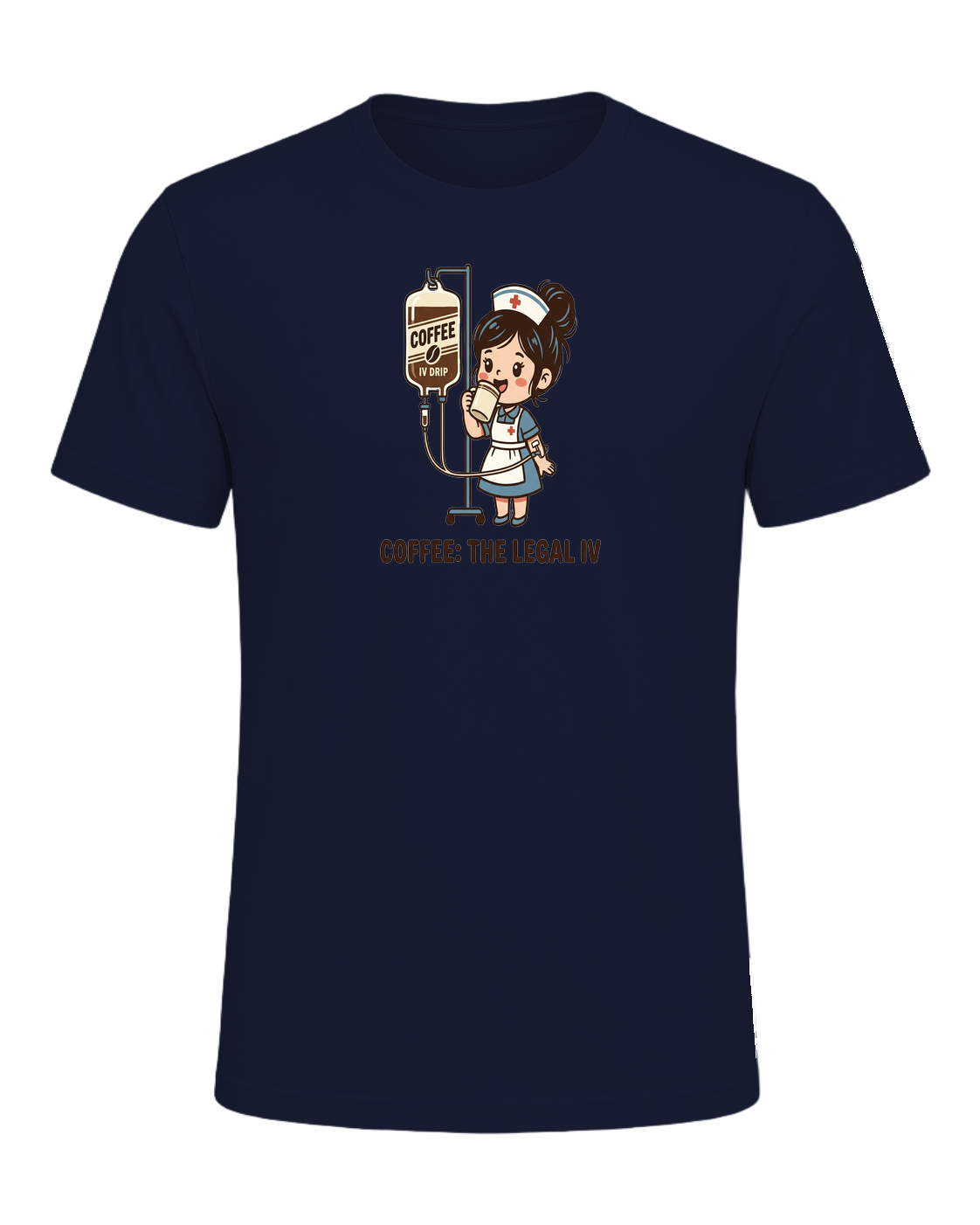 Nurse + Coffee — Navy