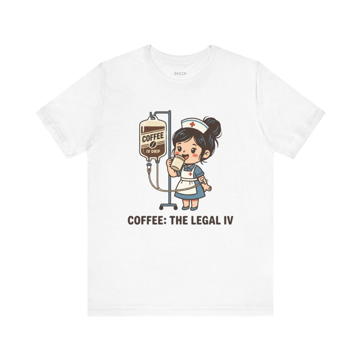 Funny Nurse T-Shirt — Nurse Plus Coffee — t-shirt design