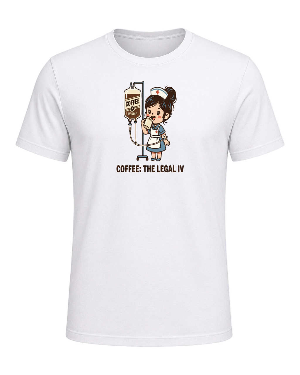 Nurse + Coffee — White