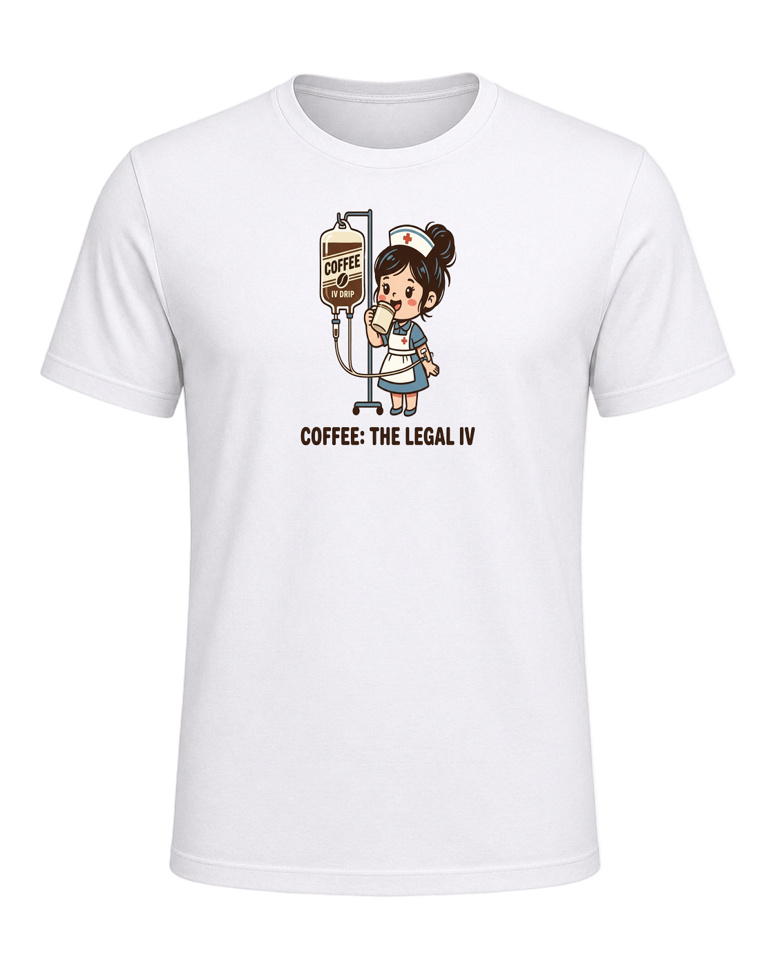 Nurse + Coffee — White