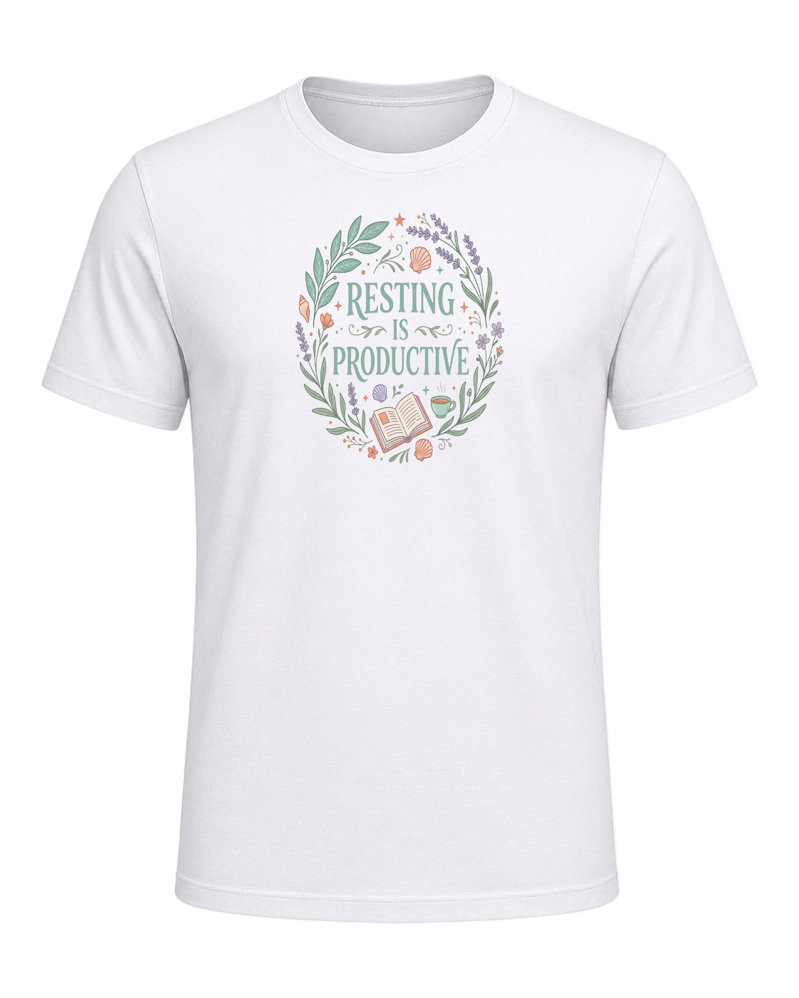 RESTING IS PRODUCTIVE — White