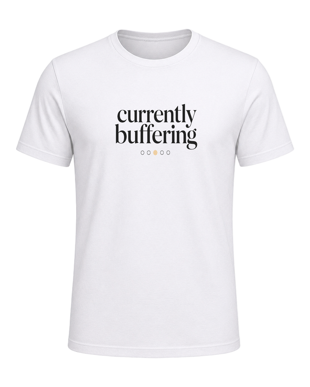 currently buffering — White