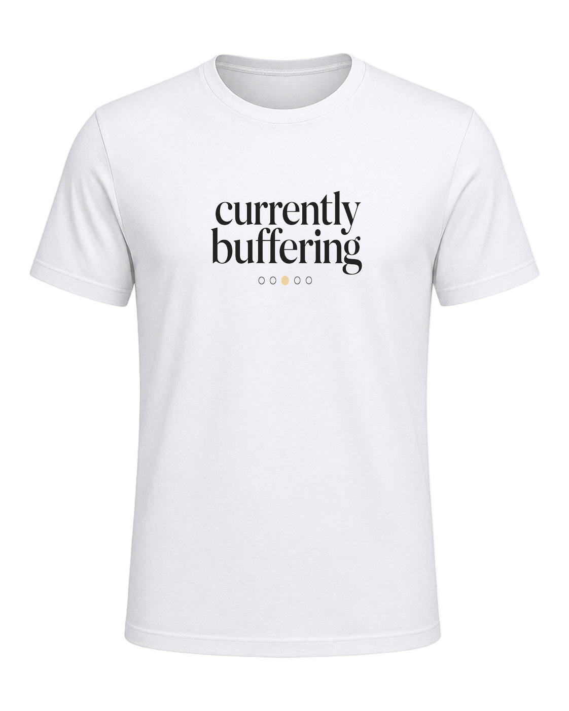 currently buffering — White