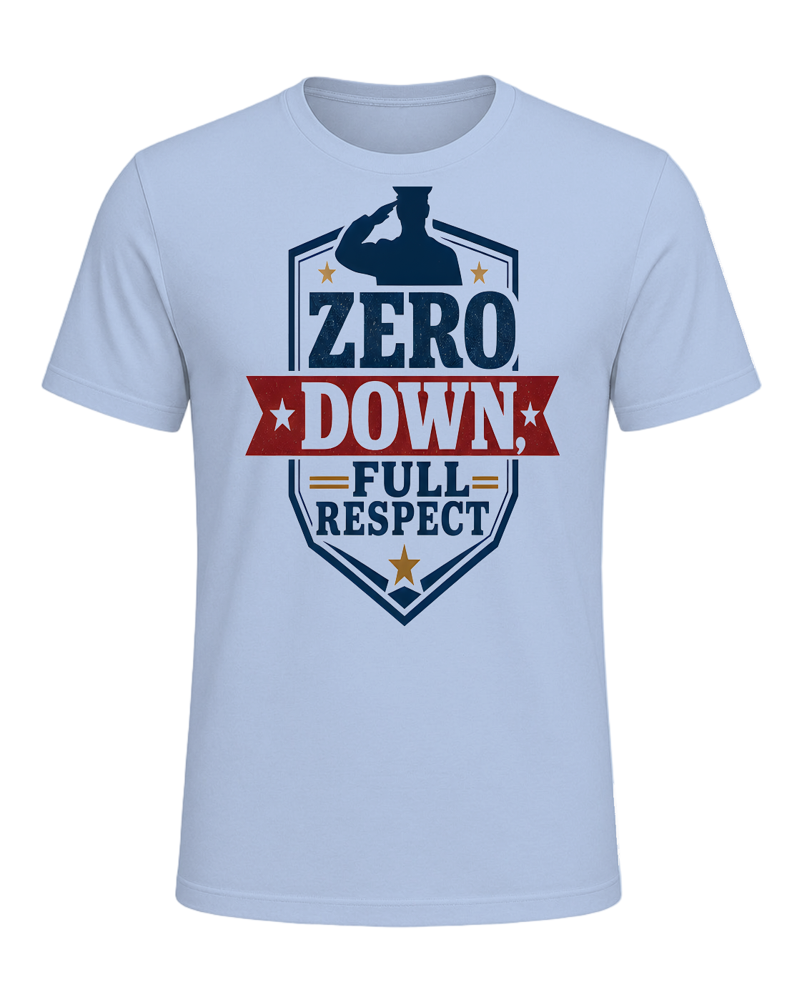 ZERO DOWN, FULL RESPECT — Baby Blue