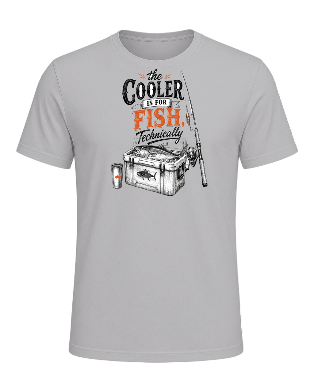 the cooler is for fish, technically — Athletic Heather