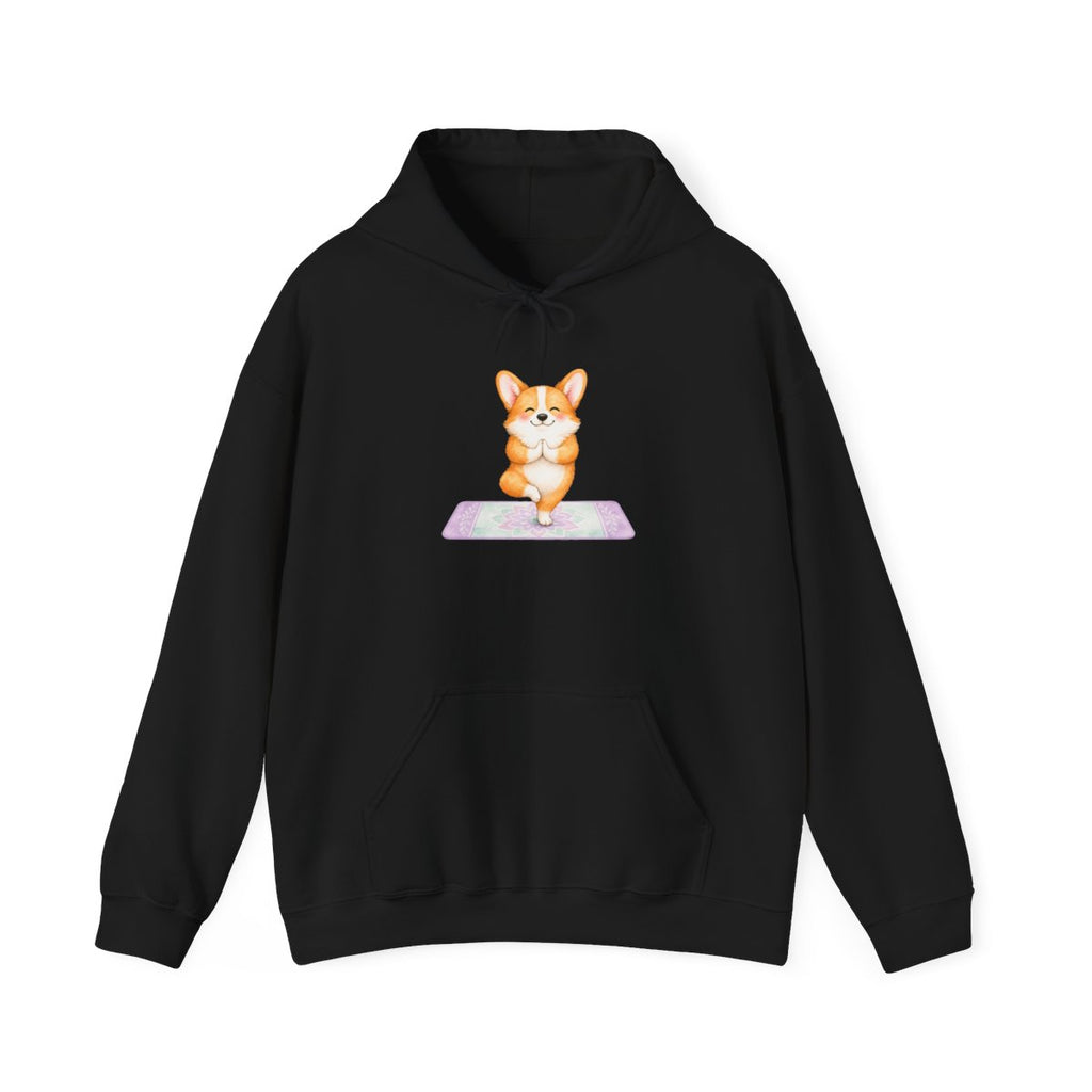 Corgi Mom Hoodie — Downward Dog, Literally — corgi club hoodie design