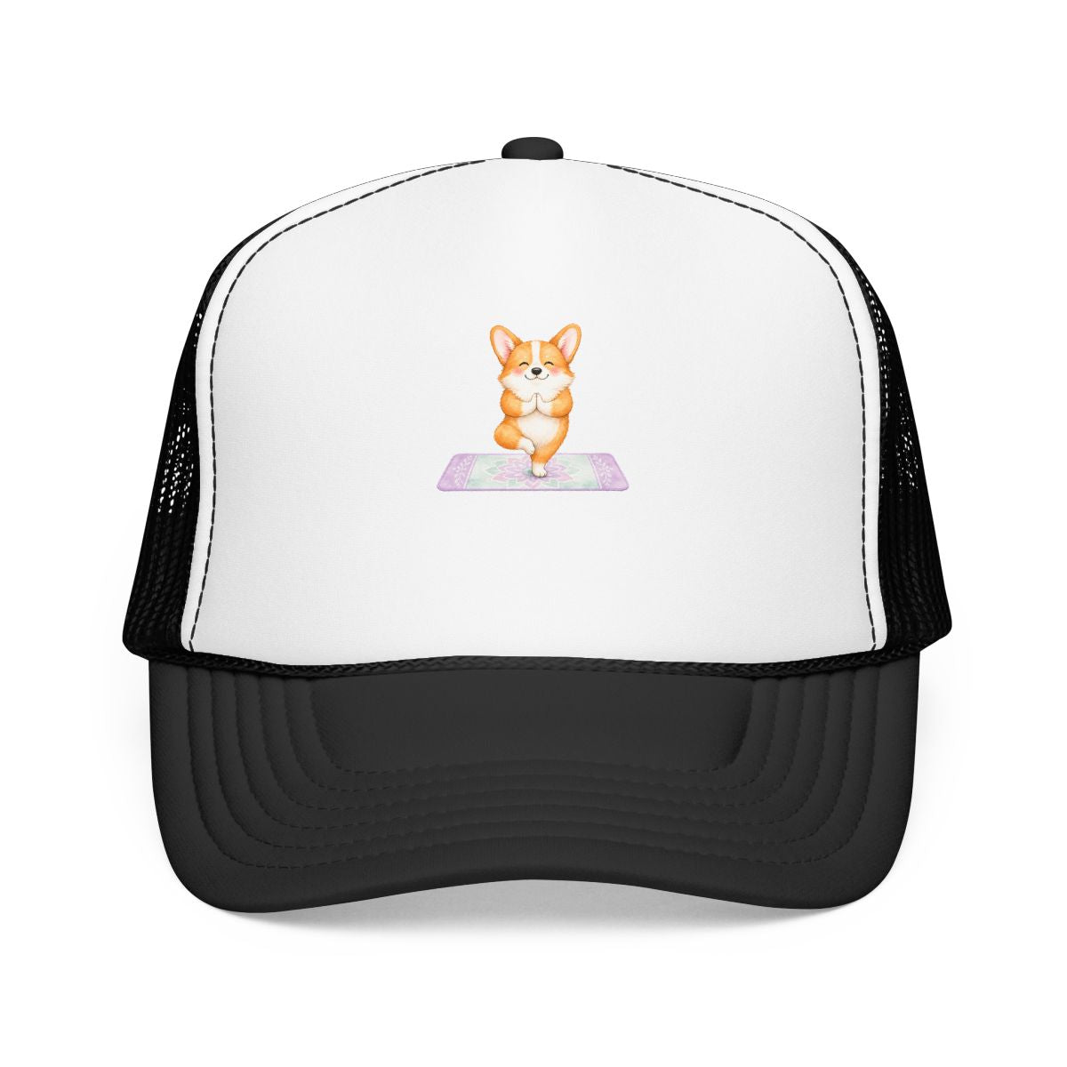 Corgi Mom Hat — Downward Dog, Literally — corgi club hat design