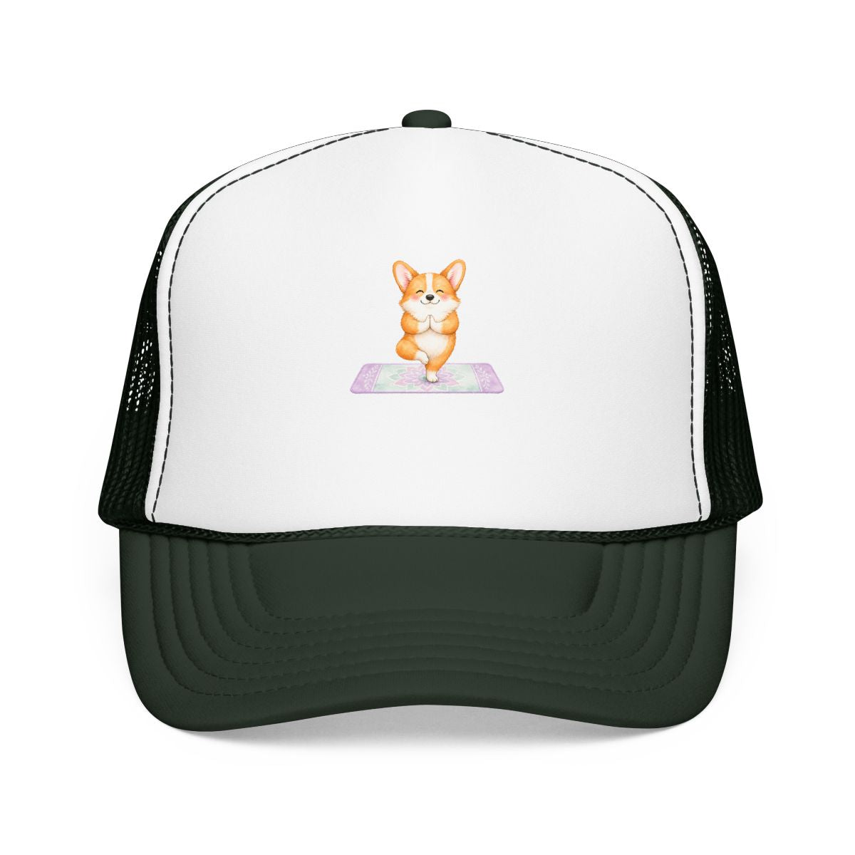 Corgi Mom Hat — Downward Dog, Literally — corgi club hat design