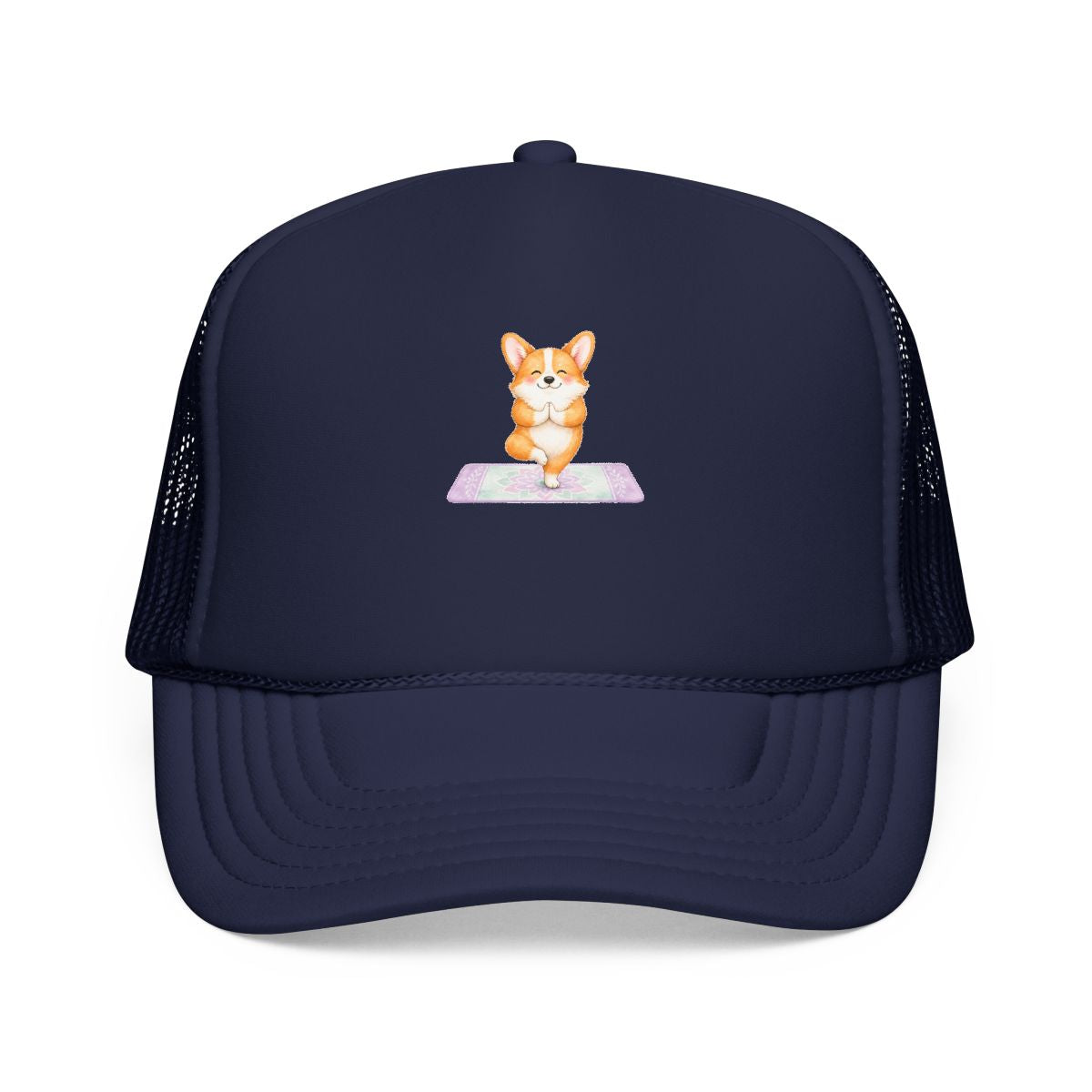 Corgi Mom Hat — Downward Dog, Literally — corgi club hat design
