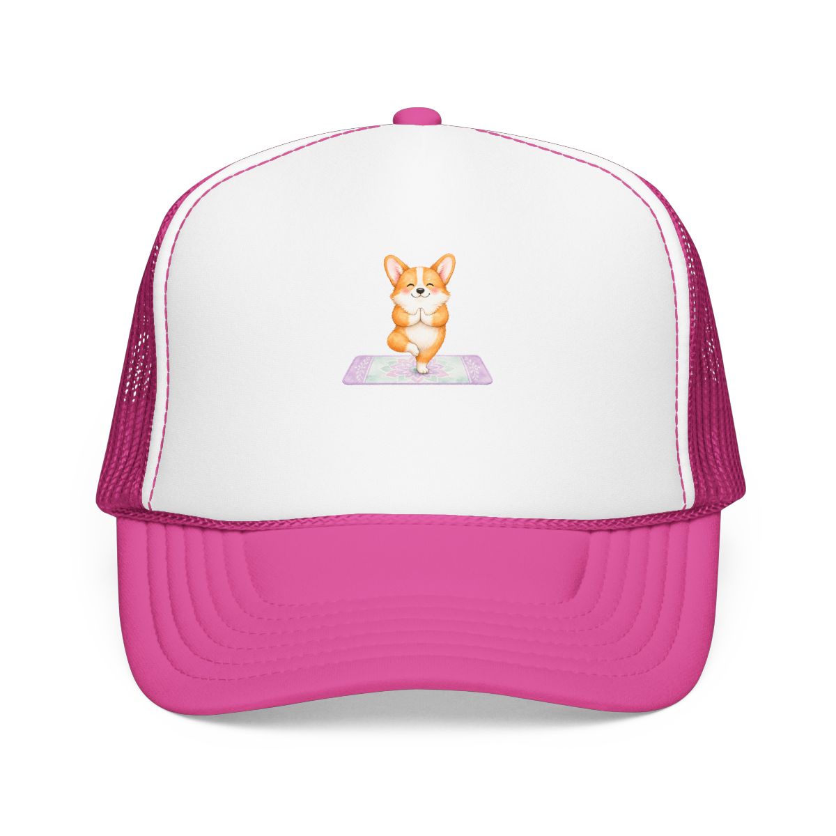 Corgi Mom Hat — Downward Dog, Literally — corgi club hat design