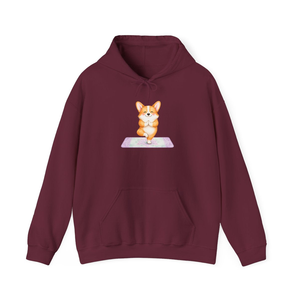 Corgi Mom Hoodie — Downward Dog, Literally — corgi club hoodie design