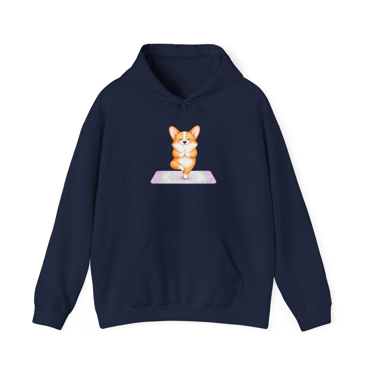 Corgi Mom Hoodie — Downward Dog, Literally — corgi club hoodie design