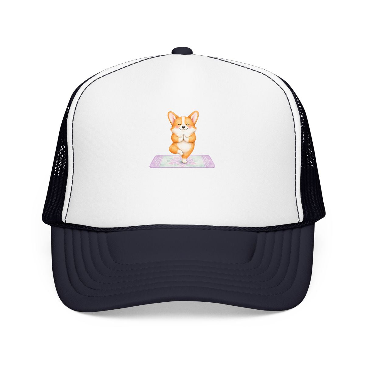 Corgi Mom Hat — Downward Dog, Literally — corgi club hat design