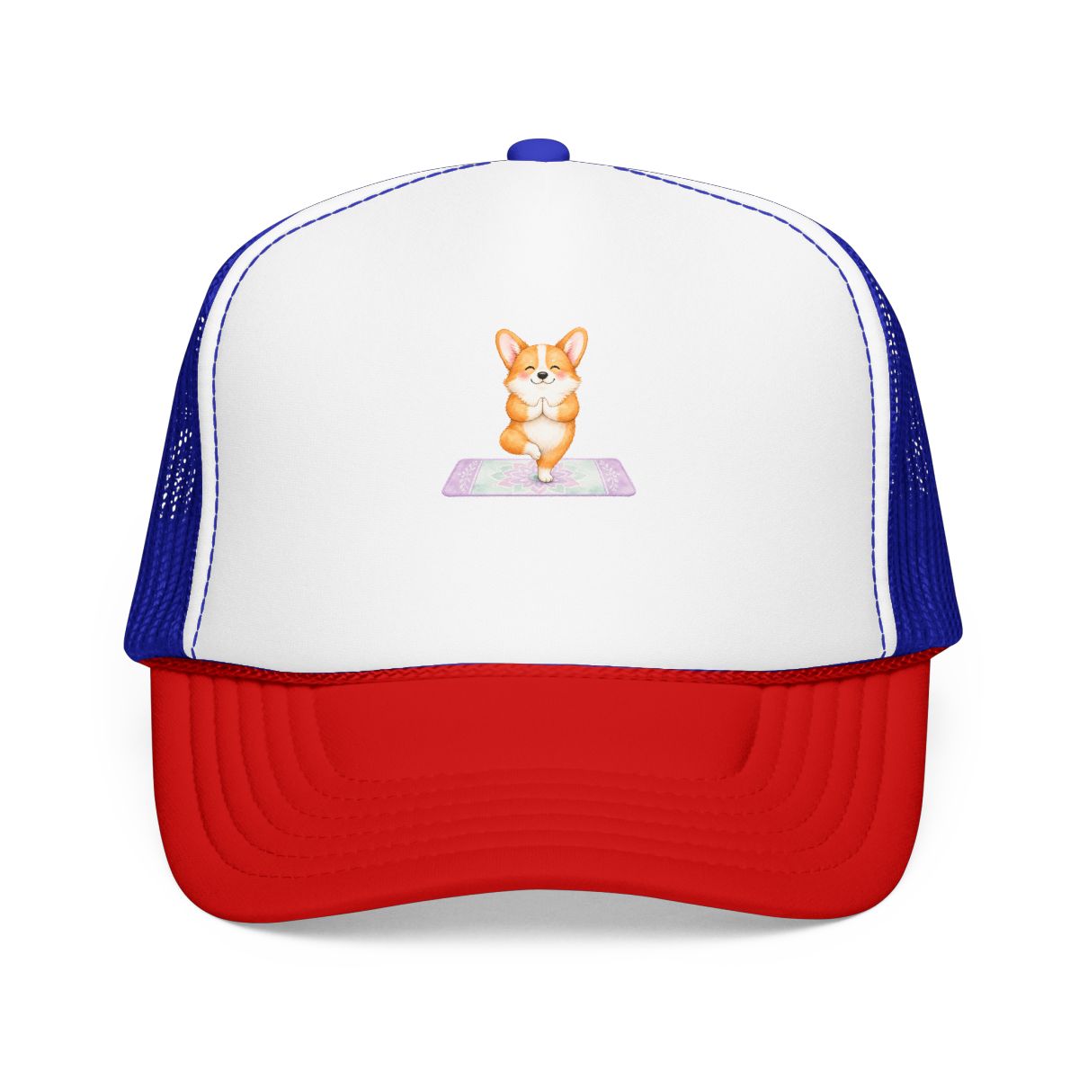 Corgi Mom Hat — Downward Dog, Literally — corgi club hat design