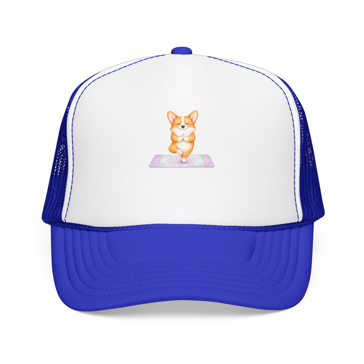 Corgi Mom Hat — Downward Dog, Literally — corgi club hat design