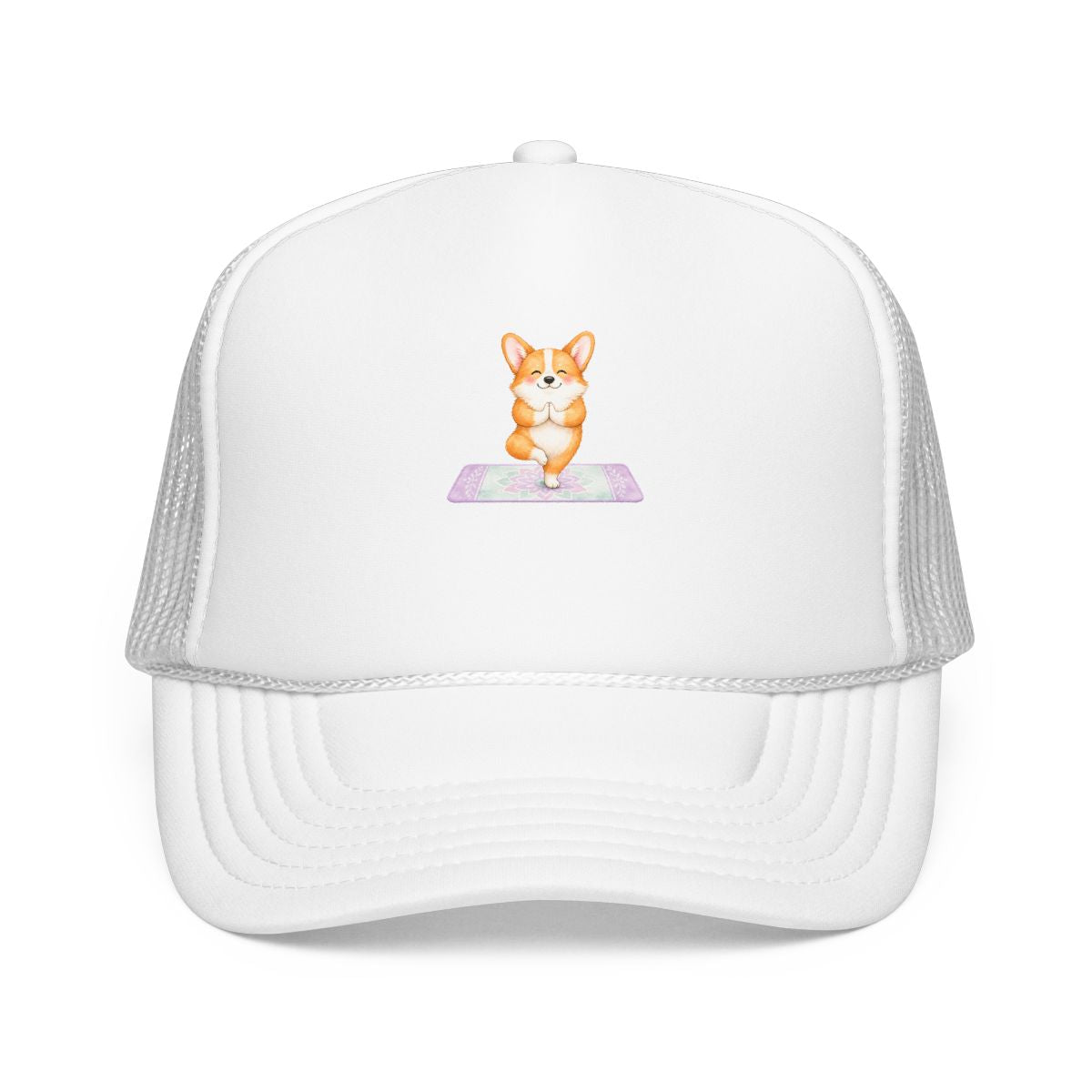 Corgi Mom Hat — Downward Dog, Literally — corgi club hat design