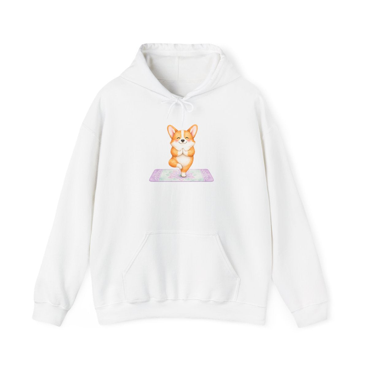 Corgi Mom Hoodie — Downward Dog, Literally — corgi club hoodie design