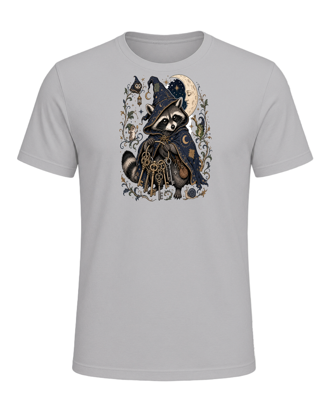 Raccoon Wizard Energy — Athletic Heather