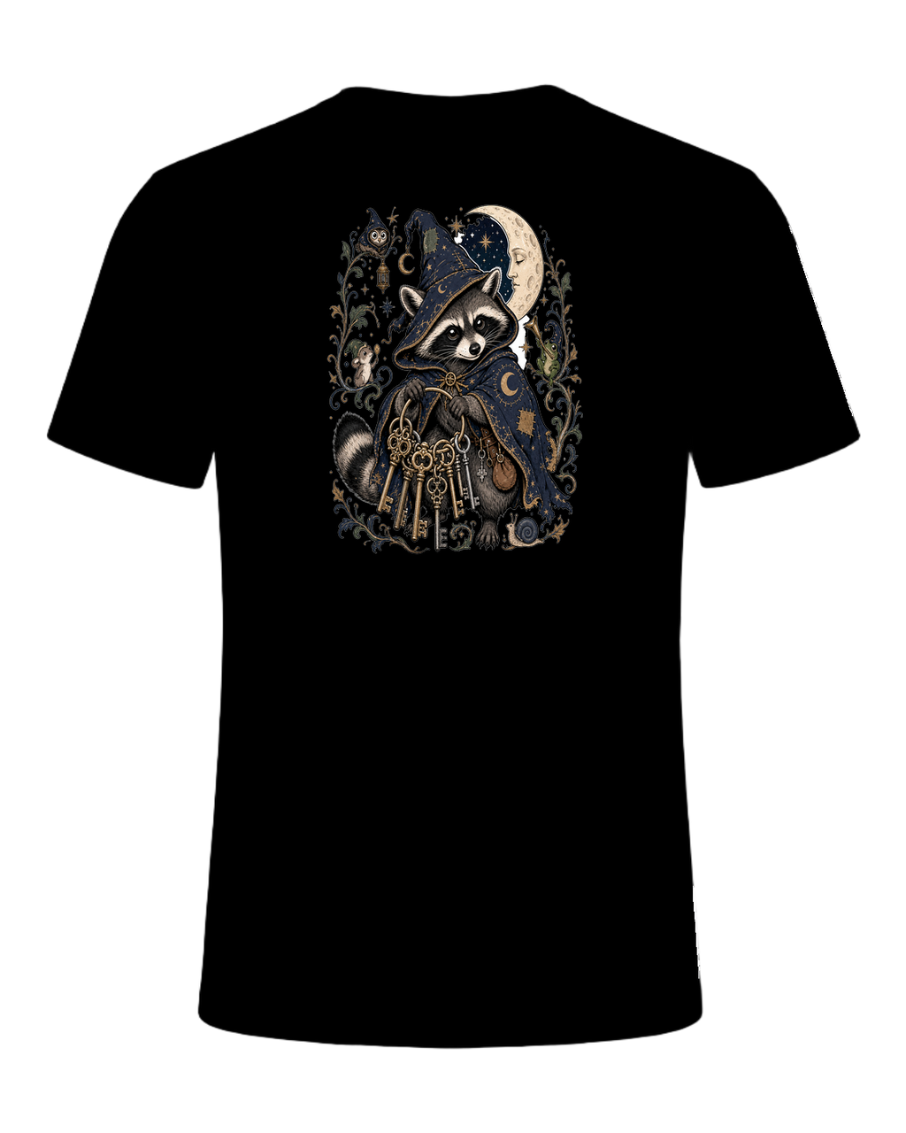 Raccoon Wizard Energy — Black