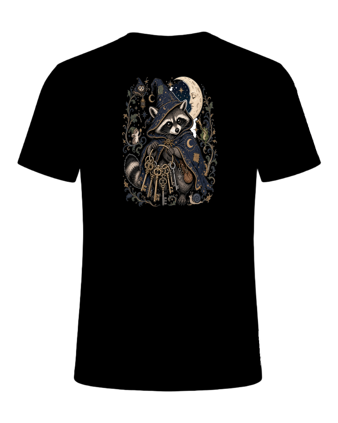 Raccoon Wizard Energy — Black