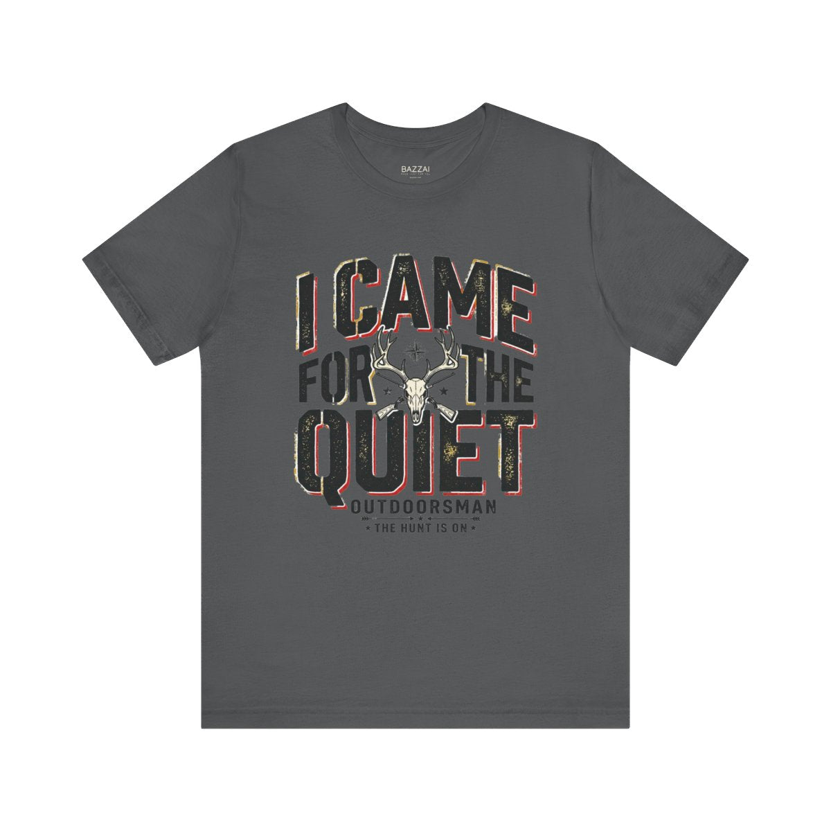 Hiking Lover T-Shirt — I Came for the Quiet — hunter t-shirt design