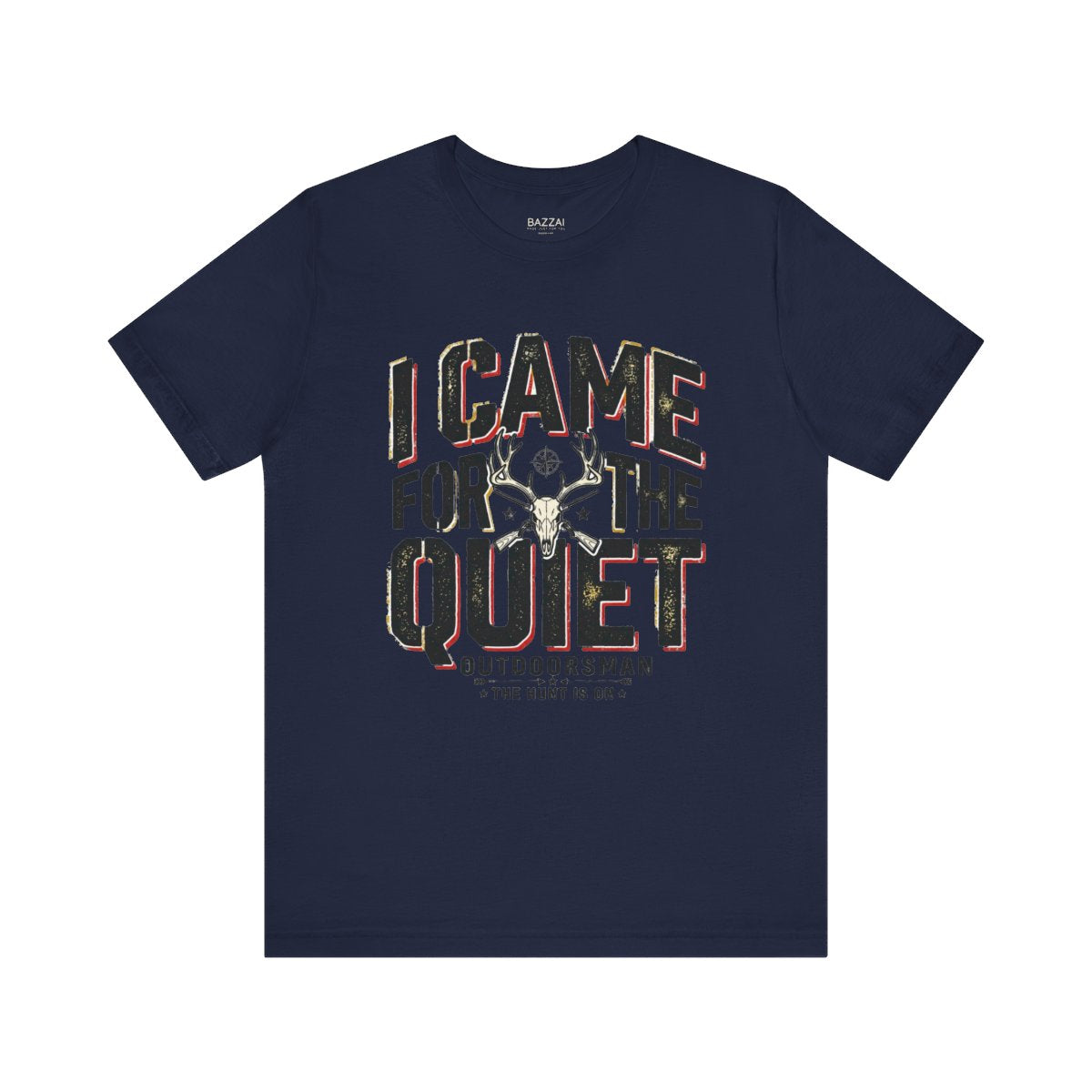 Hiking Lover T-Shirt — I Came for the Quiet — hunter t-shirt design