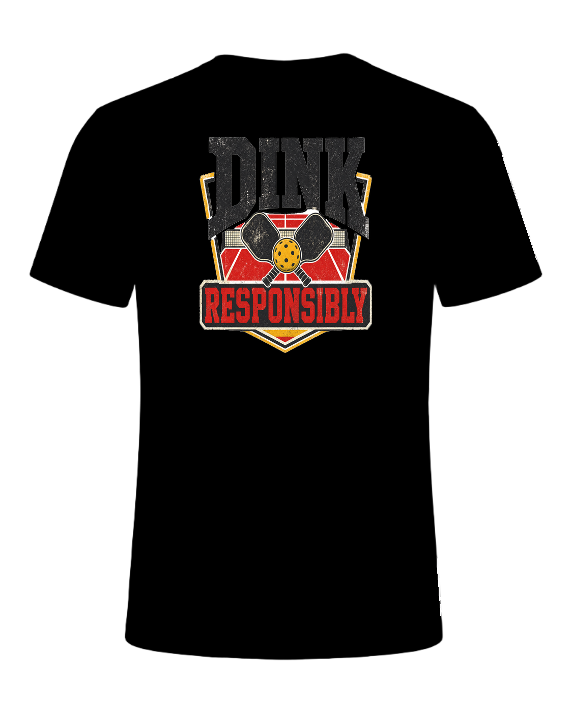DINK RESPONSIBLY — Black