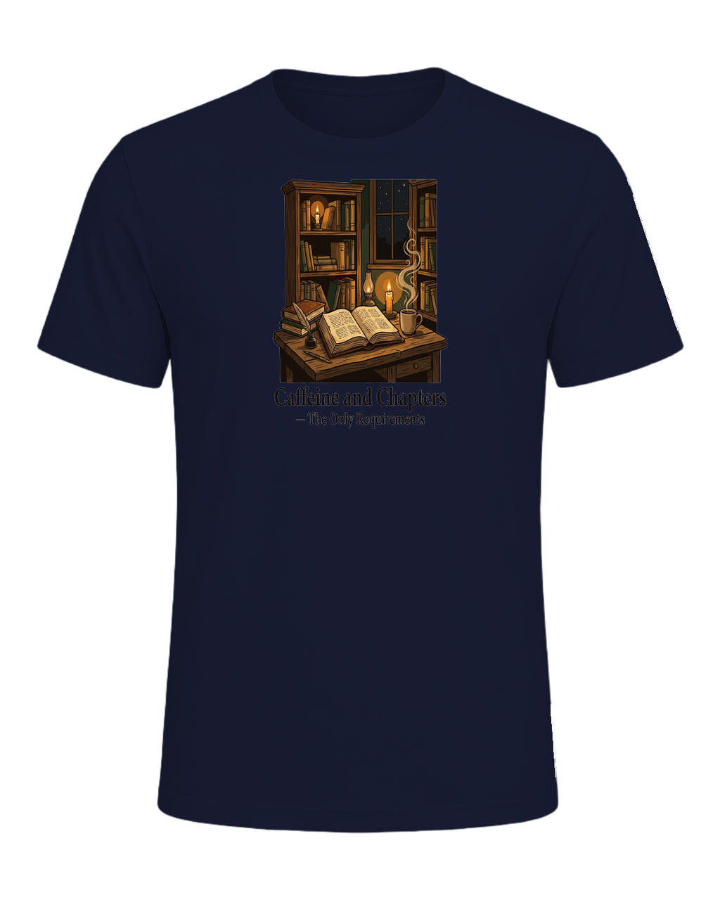 Books & Coffee — Navy
