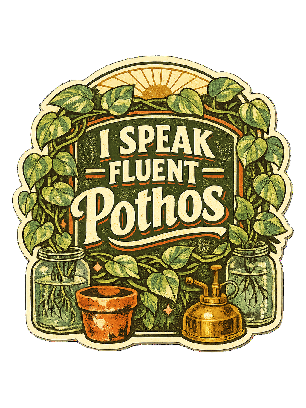 I Speak Fluent Pothos Tee
