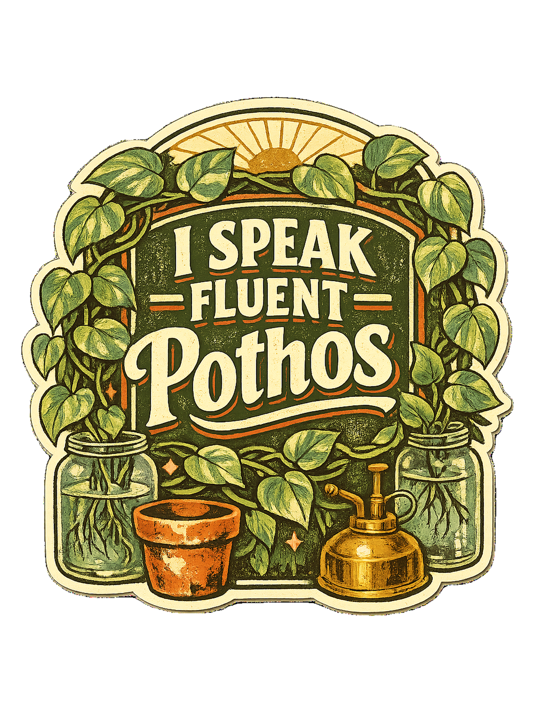 I Speak Fluent Pothos Tee
