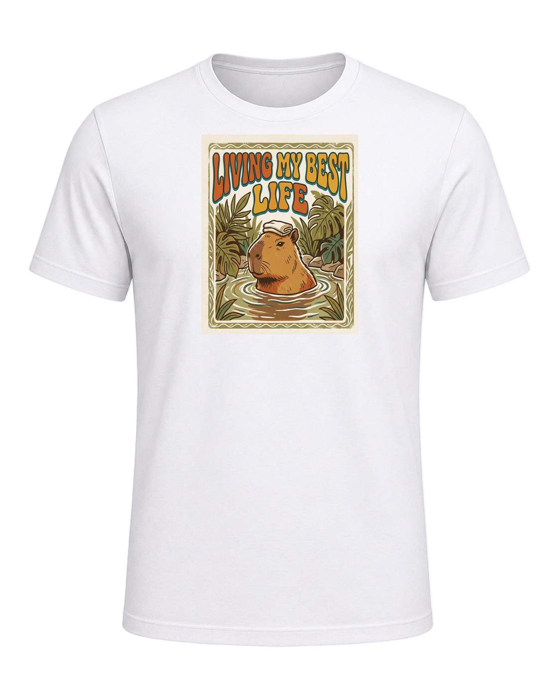 Capybara Chill Vibes — White