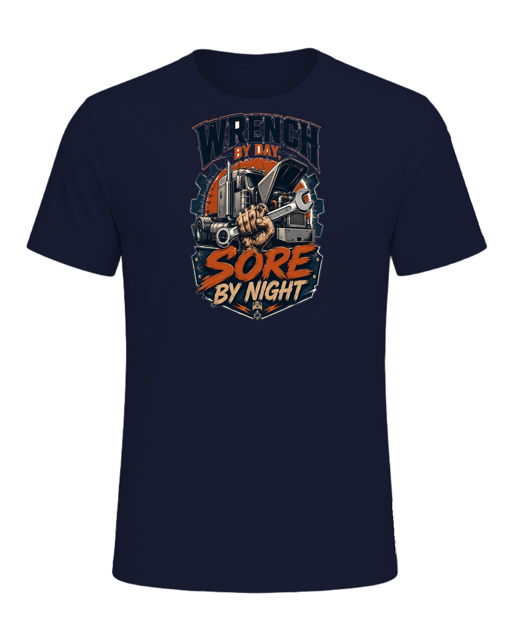 Wrench by day, sore by night — Navy
