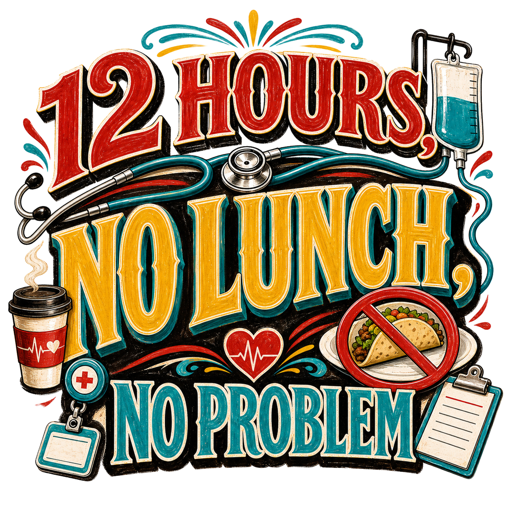 12 HOURS, NO LUNCH, NO PROBLEM