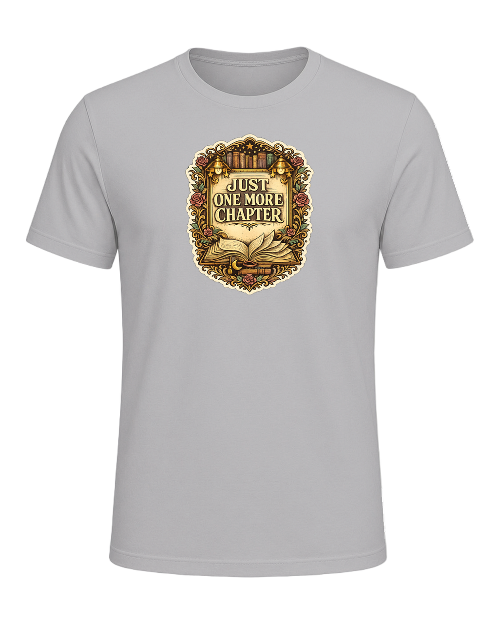 Just One More Chapter Tee — Athletic Heather