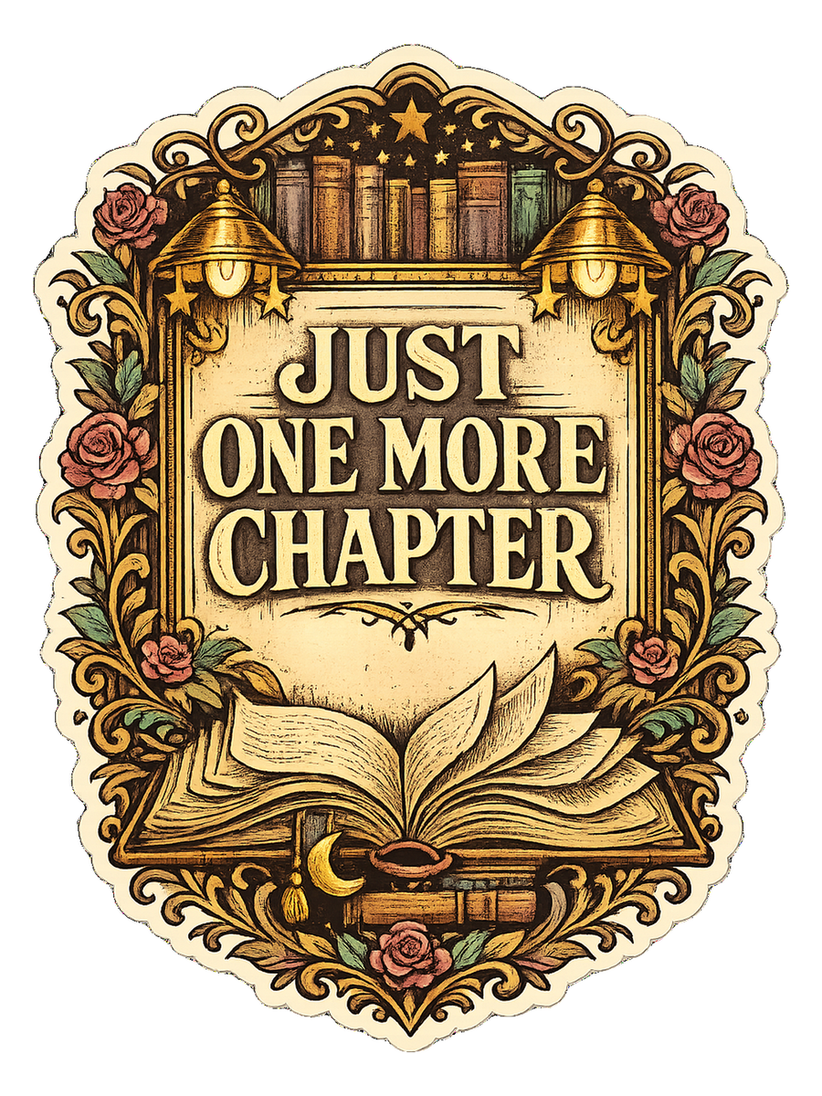 Just One More Chapter - Library Bookplate Tee