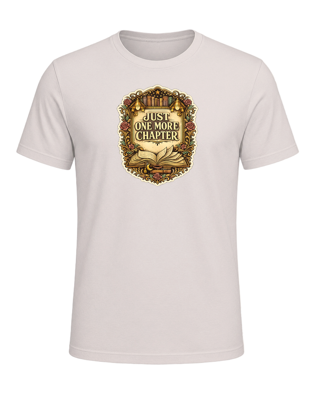 Just One More Chapter Tee — Heather Dust