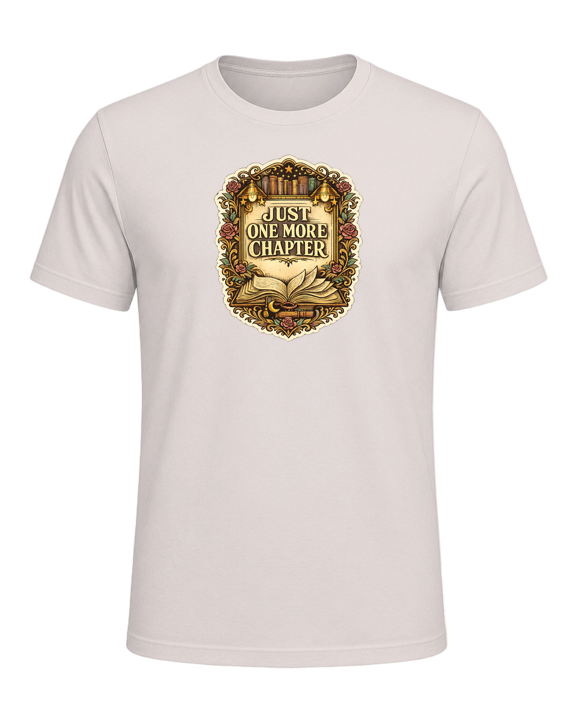 Just One More Chapter Tee — Heather Dust