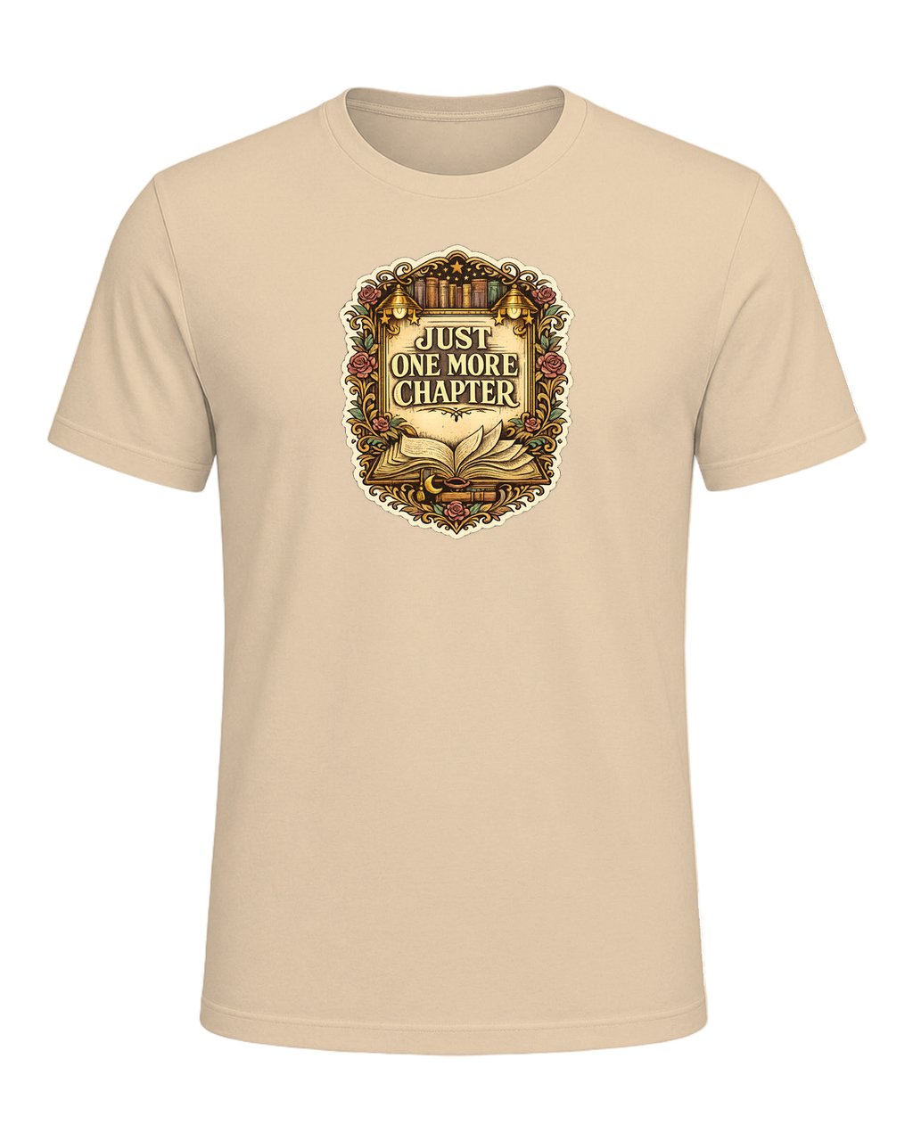 Just One More Chapter Tee — Soft Cream