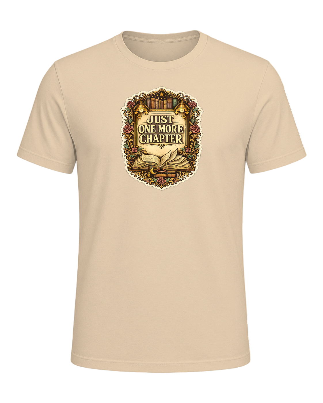 Just One More Chapter Tee — Soft Cream
