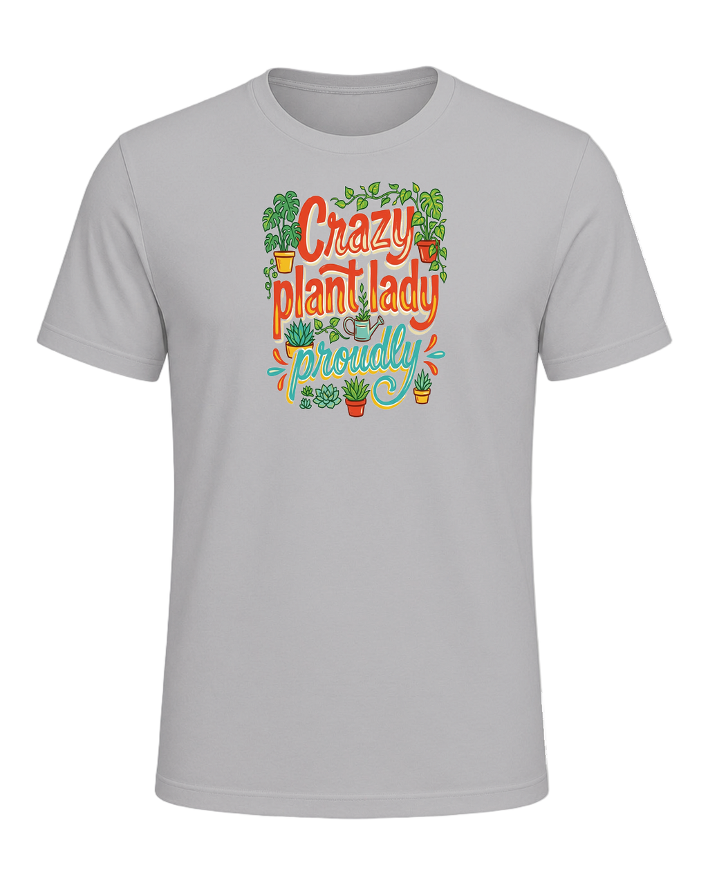 Crazy plant lady, proudly — Athletic Heather