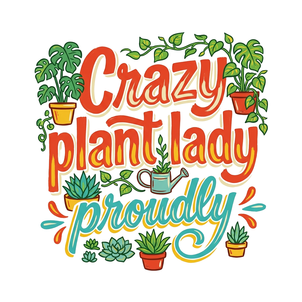 Crazy plant lady, proudly