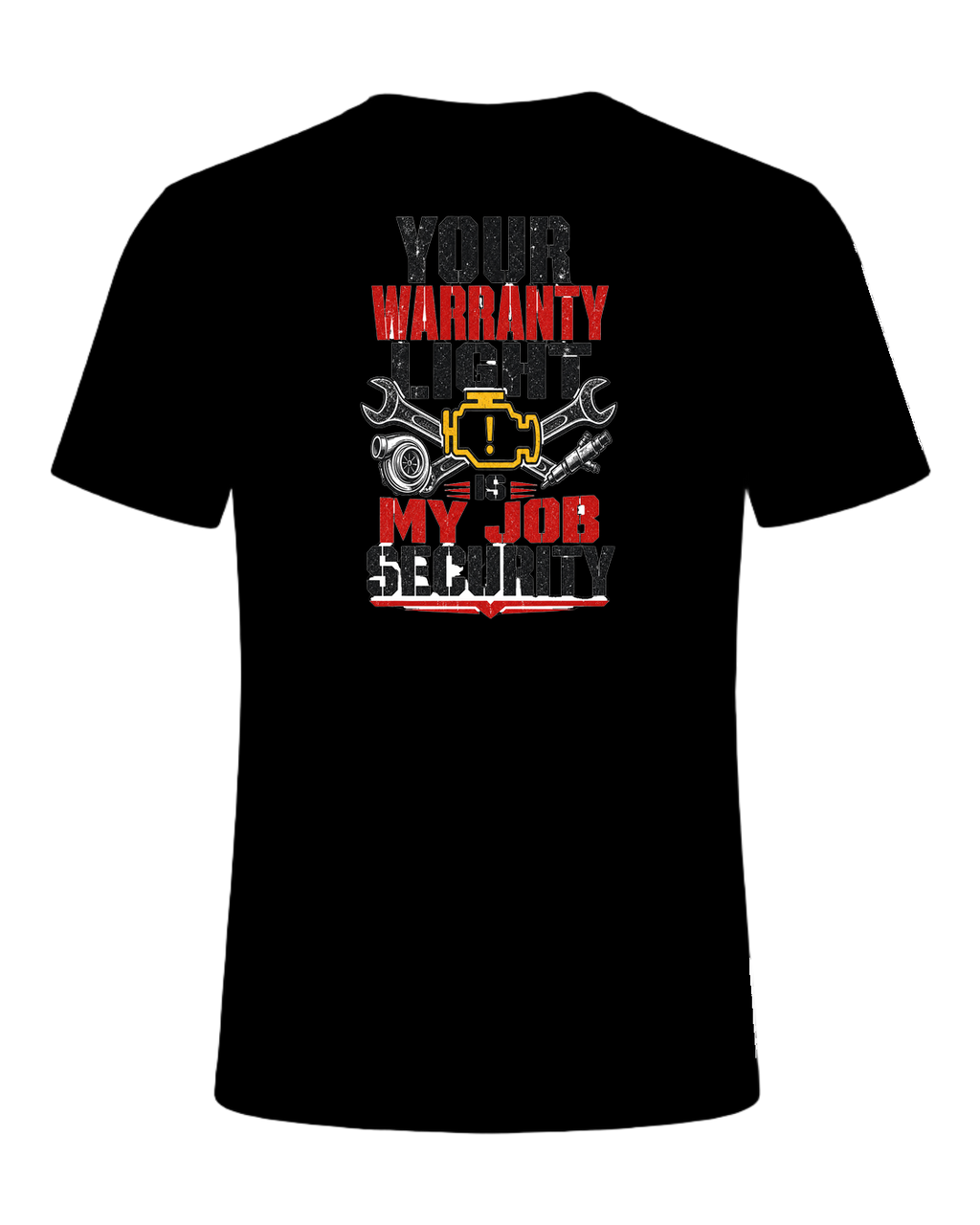Your warranty light is my job security — Black