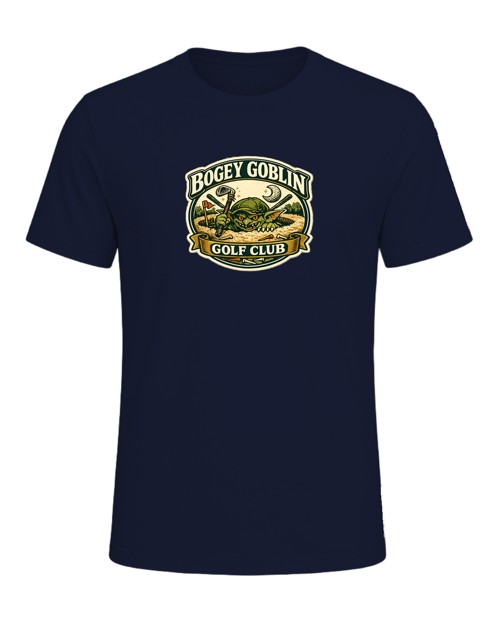 Bogey Goblin Golf Club Tee — Navy