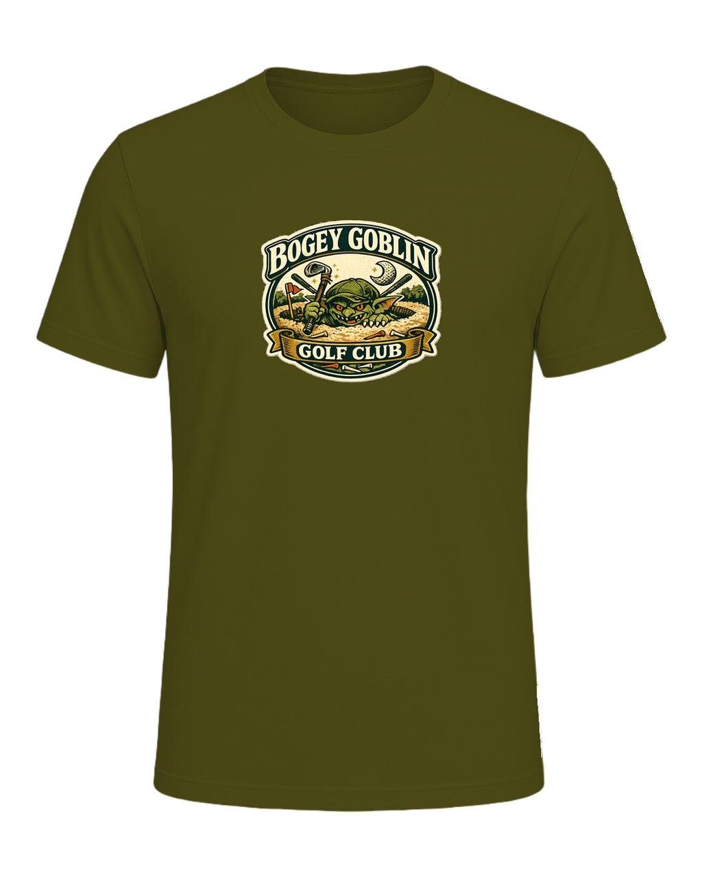 Bogey Goblin Golf Club Tee — Olive