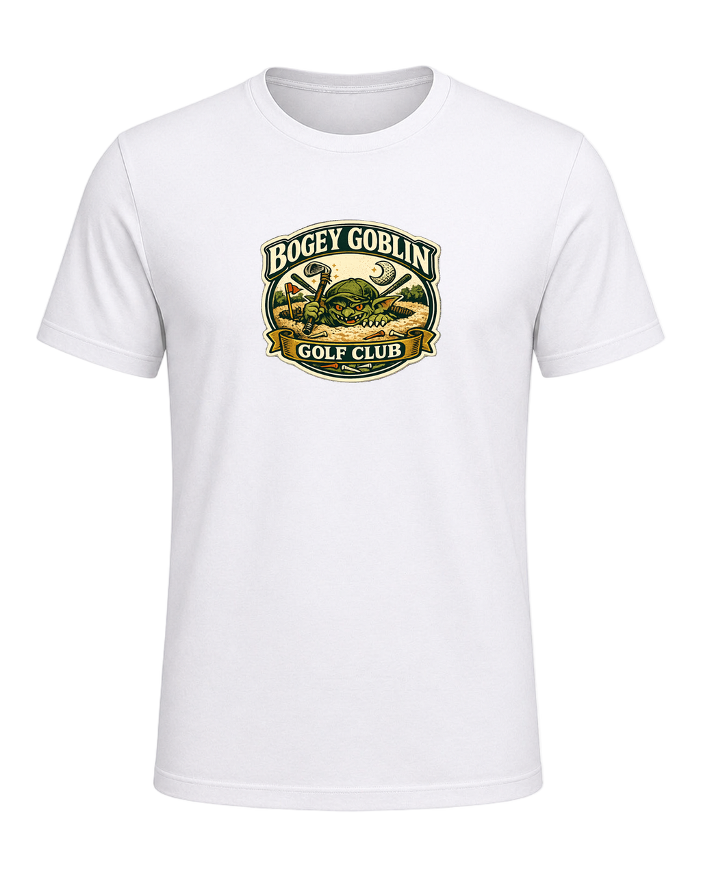Bogey Goblin Golf Club Tee — White
