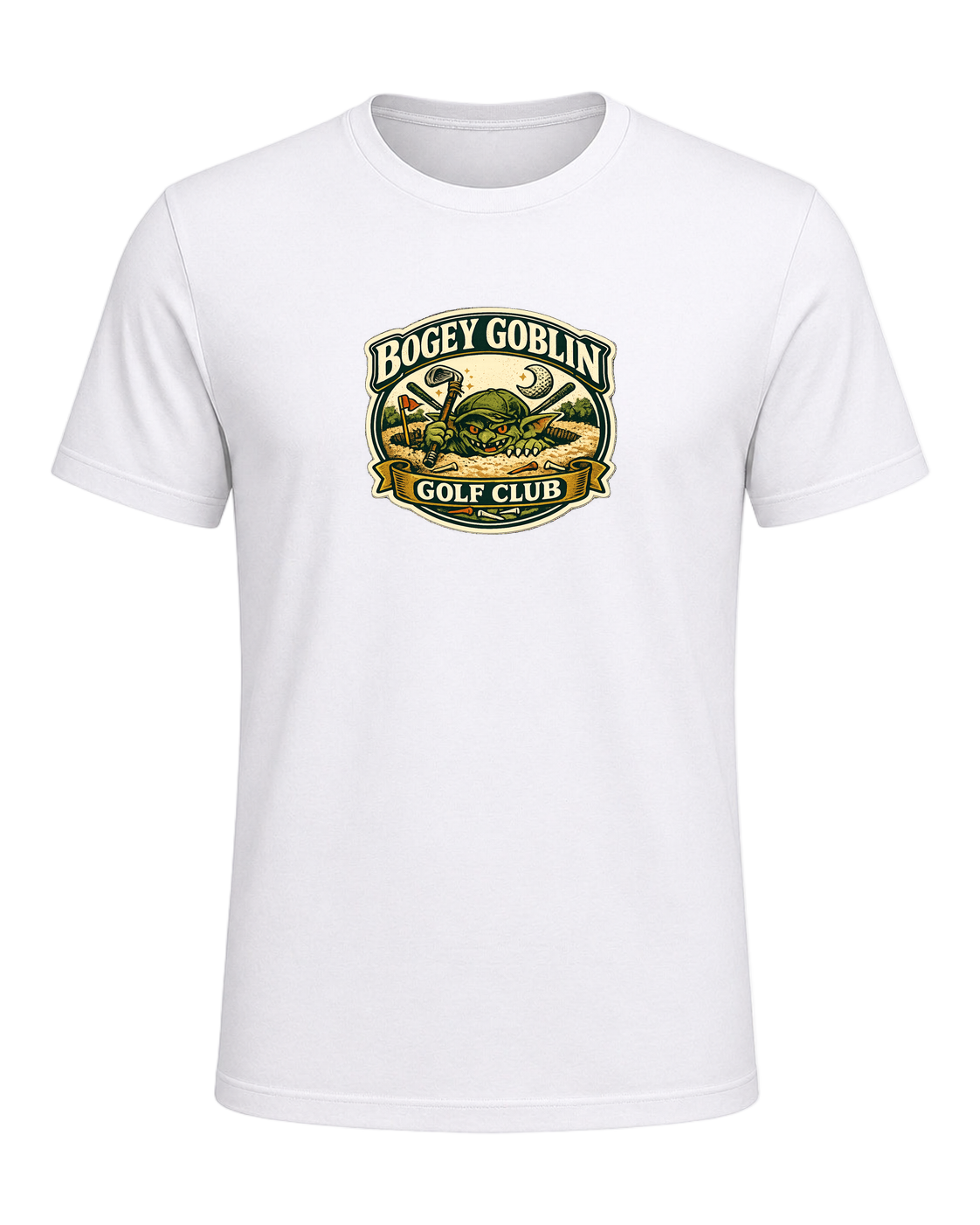 Bogey Goblin Golf Club Tee — White