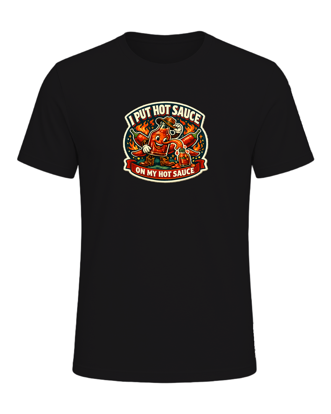I Put Hot Sauce On My Hot Sauce Tee — Dark Grey Heather