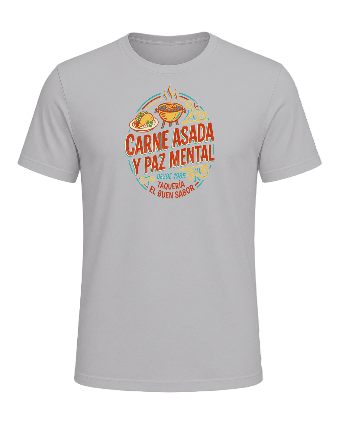 CARNE ASADA Y PAZ MENTAL — Athletic Heather